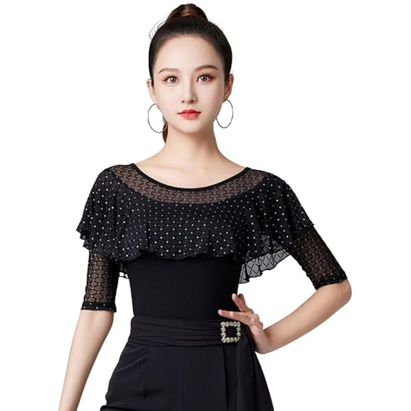 Amazon.co.jp: [BEYLOR] 社交ダンス練習着 社交ダンス トップス